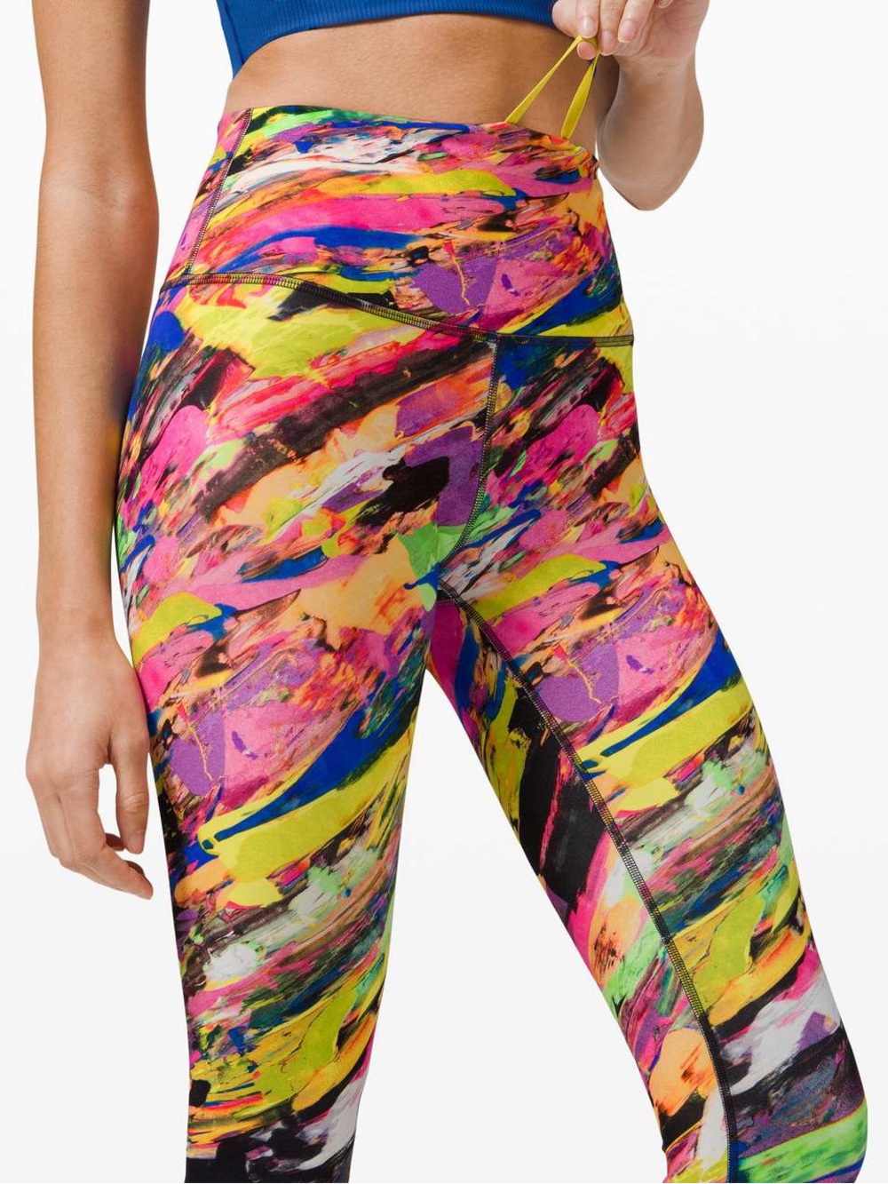 90. Lululemon Wunder Train High-Rise Tight 25" Catalyst Multi size 8 - Picture 4 of 11